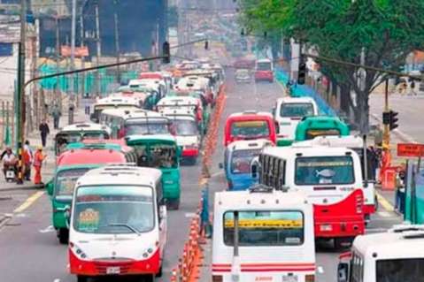 Se confirma paro de buses del transporte público de Bogotá