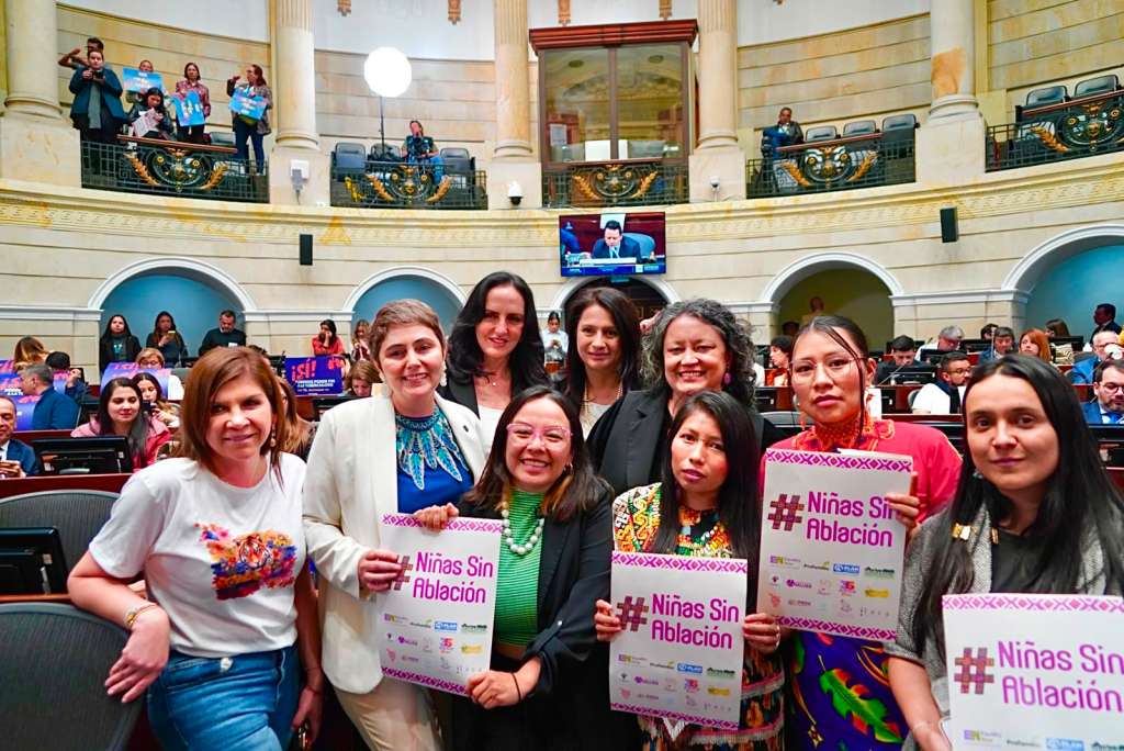 Senado aprobó el proyecto de ley "Niñas Sin Ablación" en último debate.