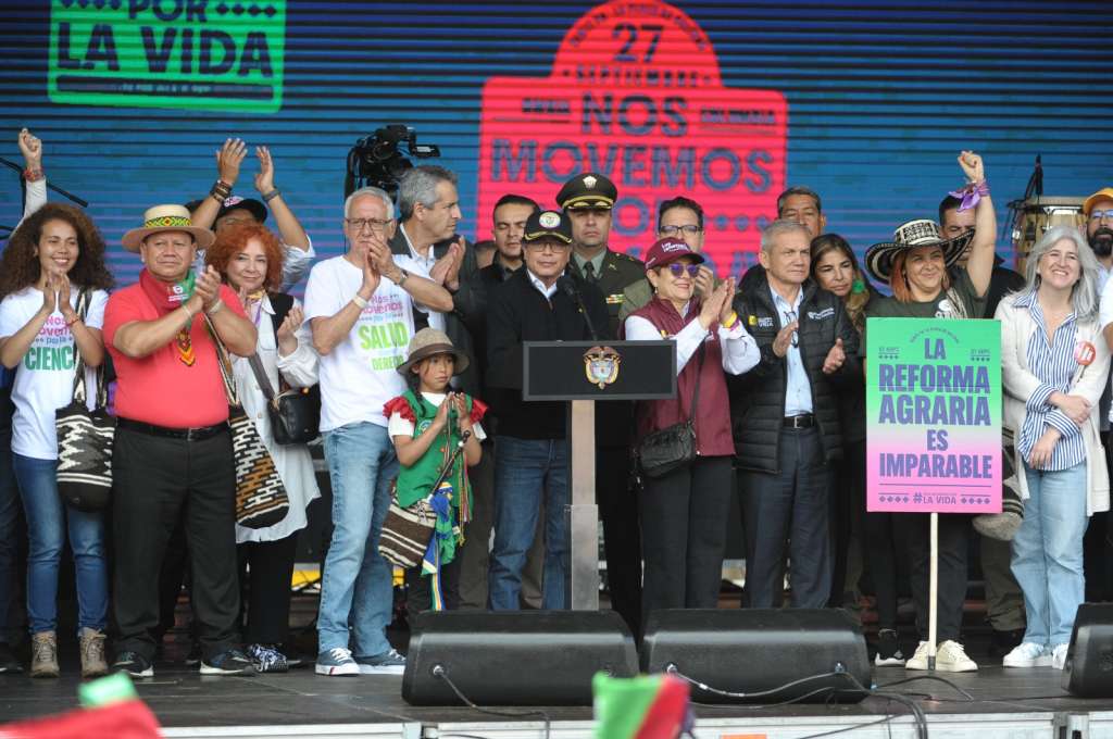 Reformas, justicia, paz y el Acuerdo Social, fueron puntos clave de su discurso.