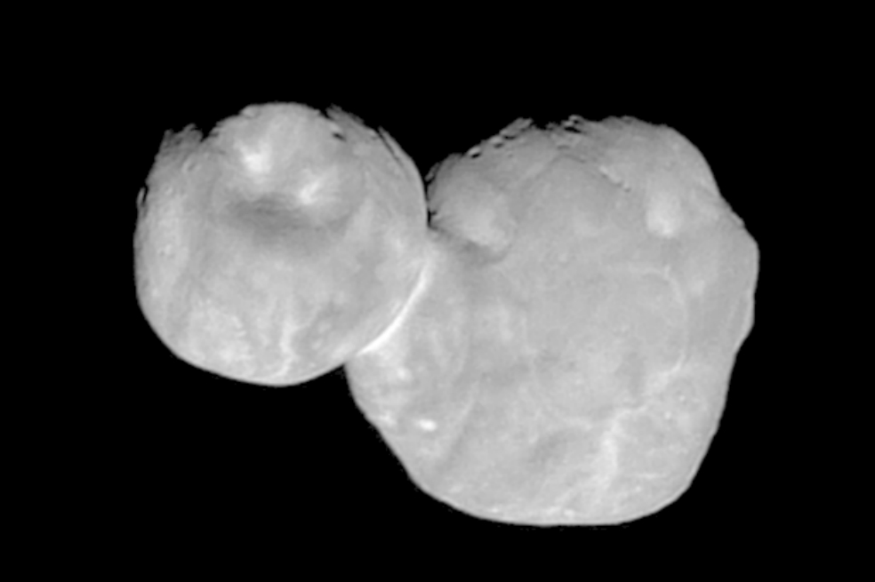 La sonda New Horizons envió la instantánea más precisa hasta la fecha de Ultima Thule, el objeto más lejano jamás observado. / NASA / Laboratorio de Física Aplicada de la Universidad Johns Hopkins