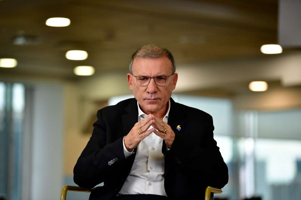 Candidato Presidencial durante entrevista para El Espectador