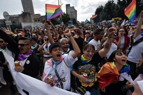 Las mejores imágenes de la marcha del orgullo LGBTIQ+ en Bogotá