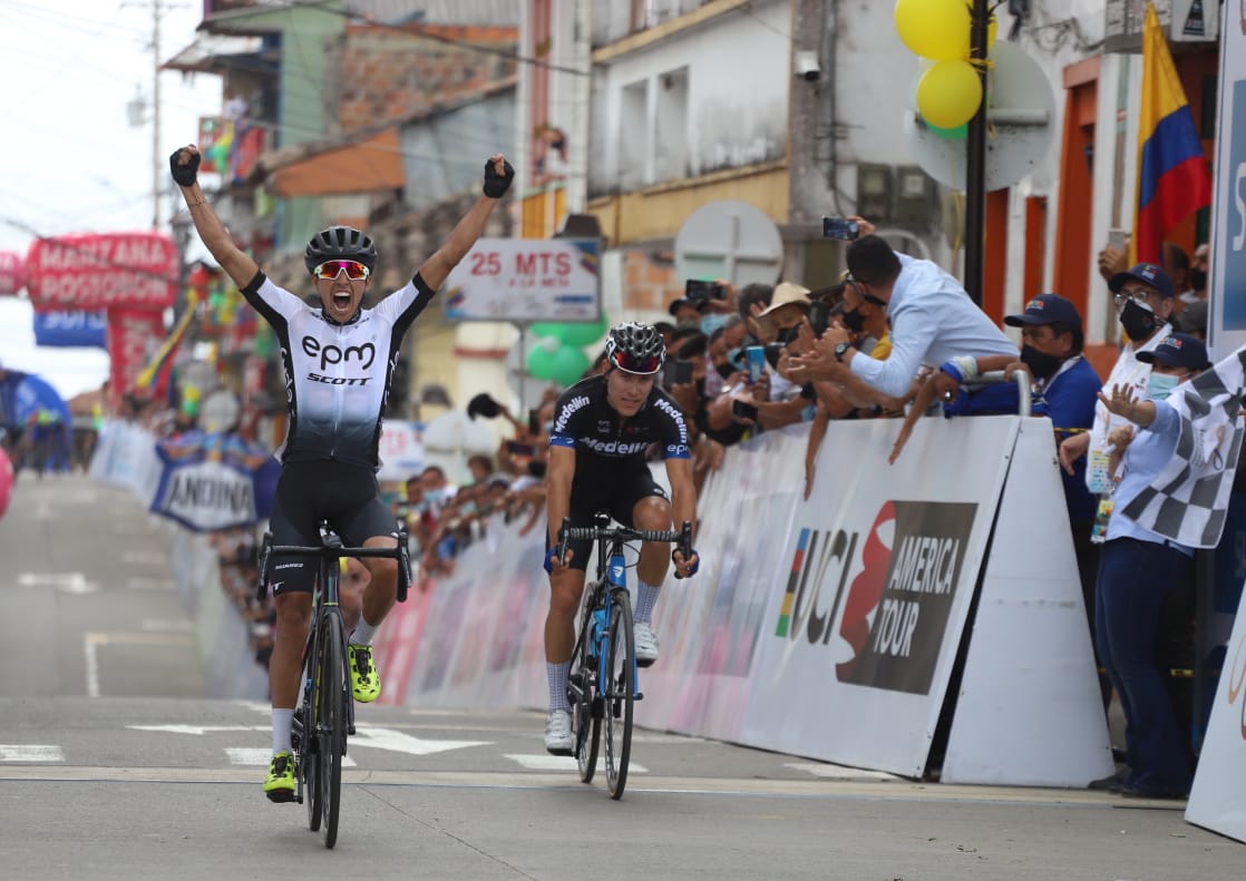 Aldemar Reyes ganó la etapa 5 de la Vuelta a Colombia