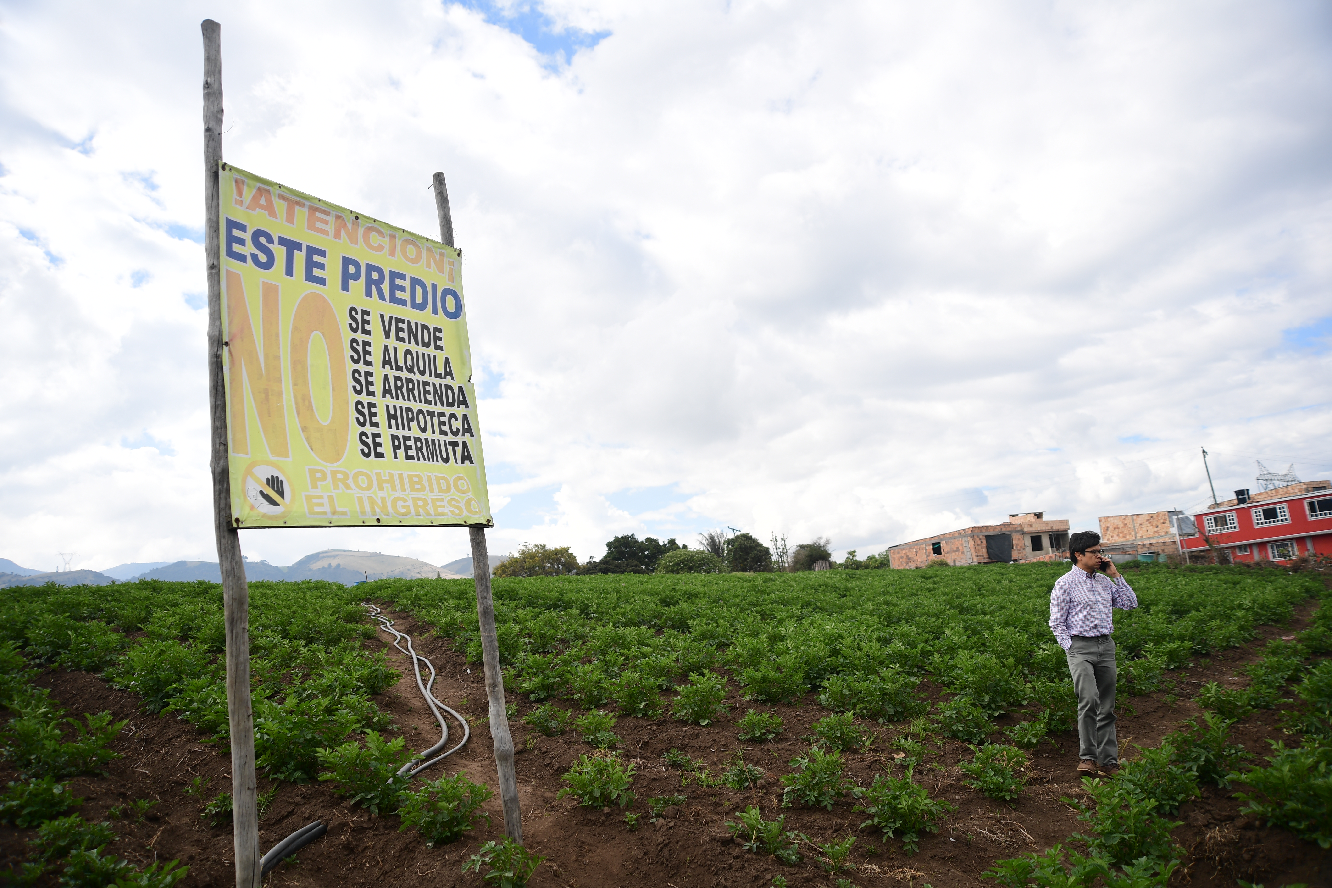 El predio Los Cerezos, ubicado en la vereda Agualinda, en la vía que conduce del pueblo de Usme al Parque Nacional Natural de Sumapaz.