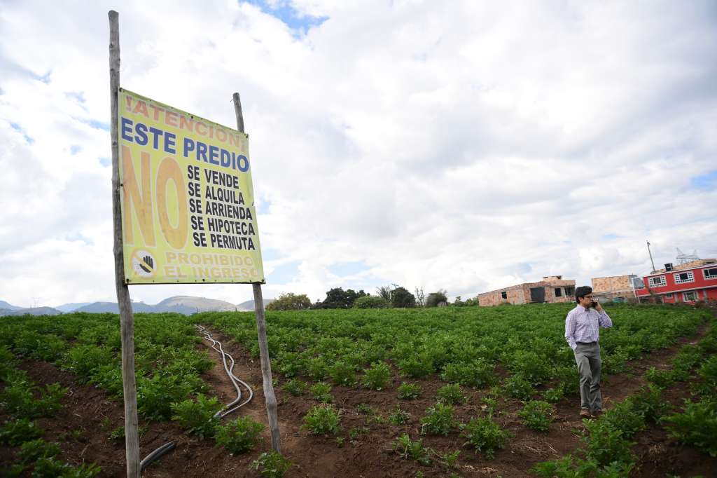 El predio Los Cerezos, ubicado en la vereda Agualinda, en la vía que conduce del pueblo de Usme al Parque Nacional Natural de Sumapaz.