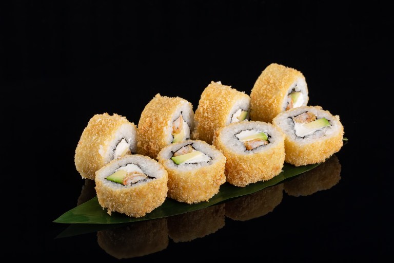 Receta para hacer sushi tempura en casa