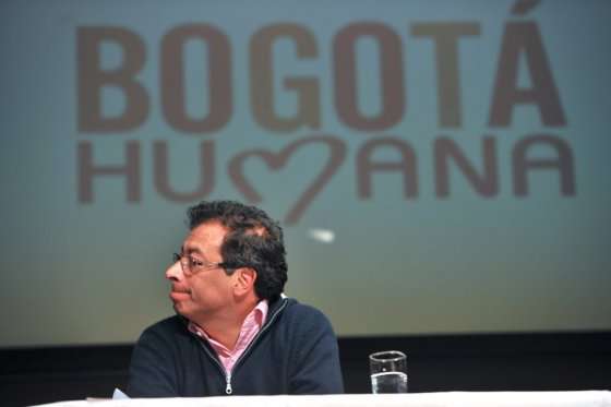 El alcalde de Bogotá, Gustavo Petro.