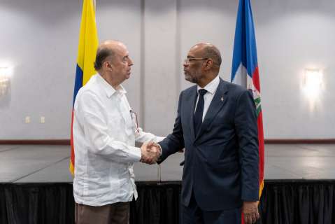 Desde Haití, Álvaro Leyva inauguró el consulado de Colombia en Puerto Príncipe