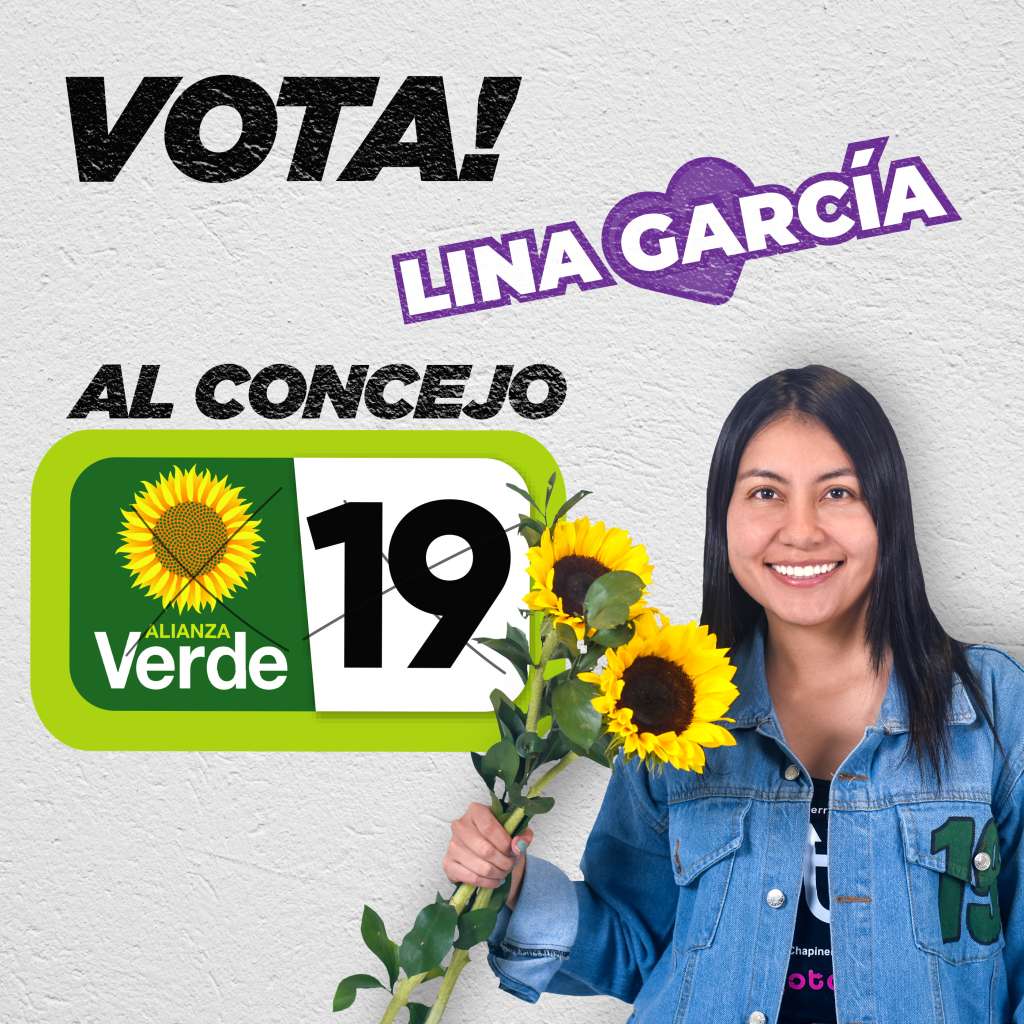 Lina García lleva el número 19 en el tarjetón al Concejo por la Alianza Verde.