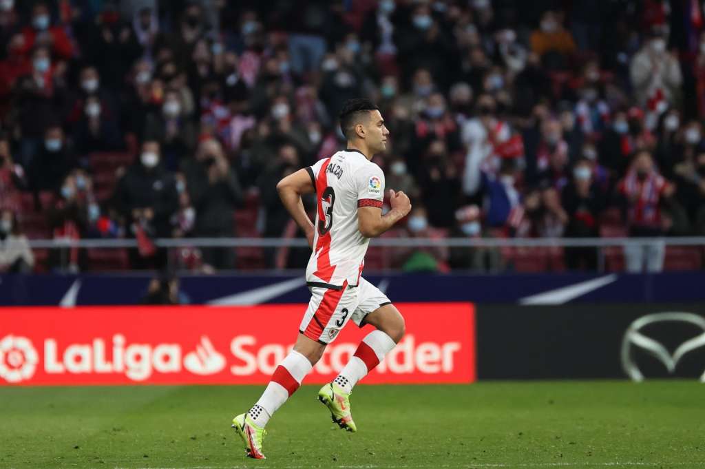 Falcao García, jugador colombiano del Rayo Vallecano.