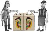 Colombia vota dividida