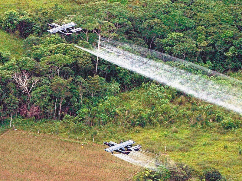 El proyecto de la oposición buscaba cerrarle la puerta por completo a cualquier intención de este gobierno y futuras administraciones de fumigar con glifosato.