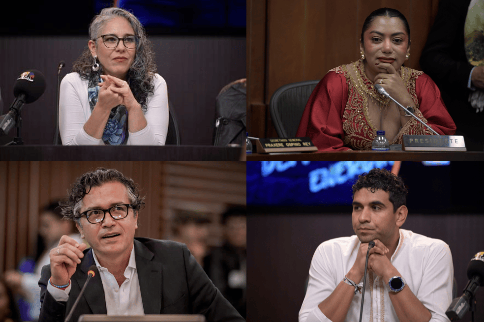 Las senadoras María José Pizarro y Martha Peralta, y los representantes Heráclito Landínez y David Racero presentaron la solicitud de escisión.