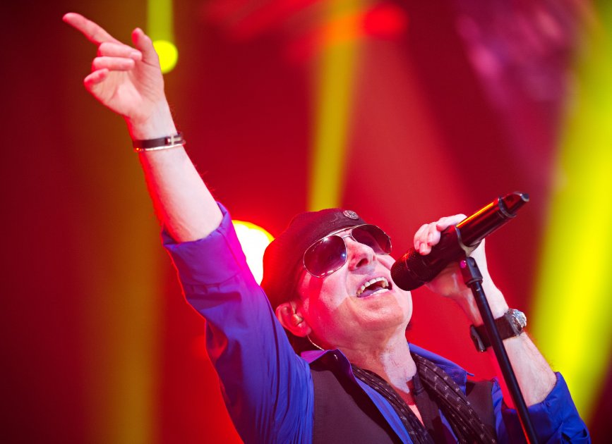 El cantante Klaus Meine durante un concierto de Scorpions en 2014. / Efe