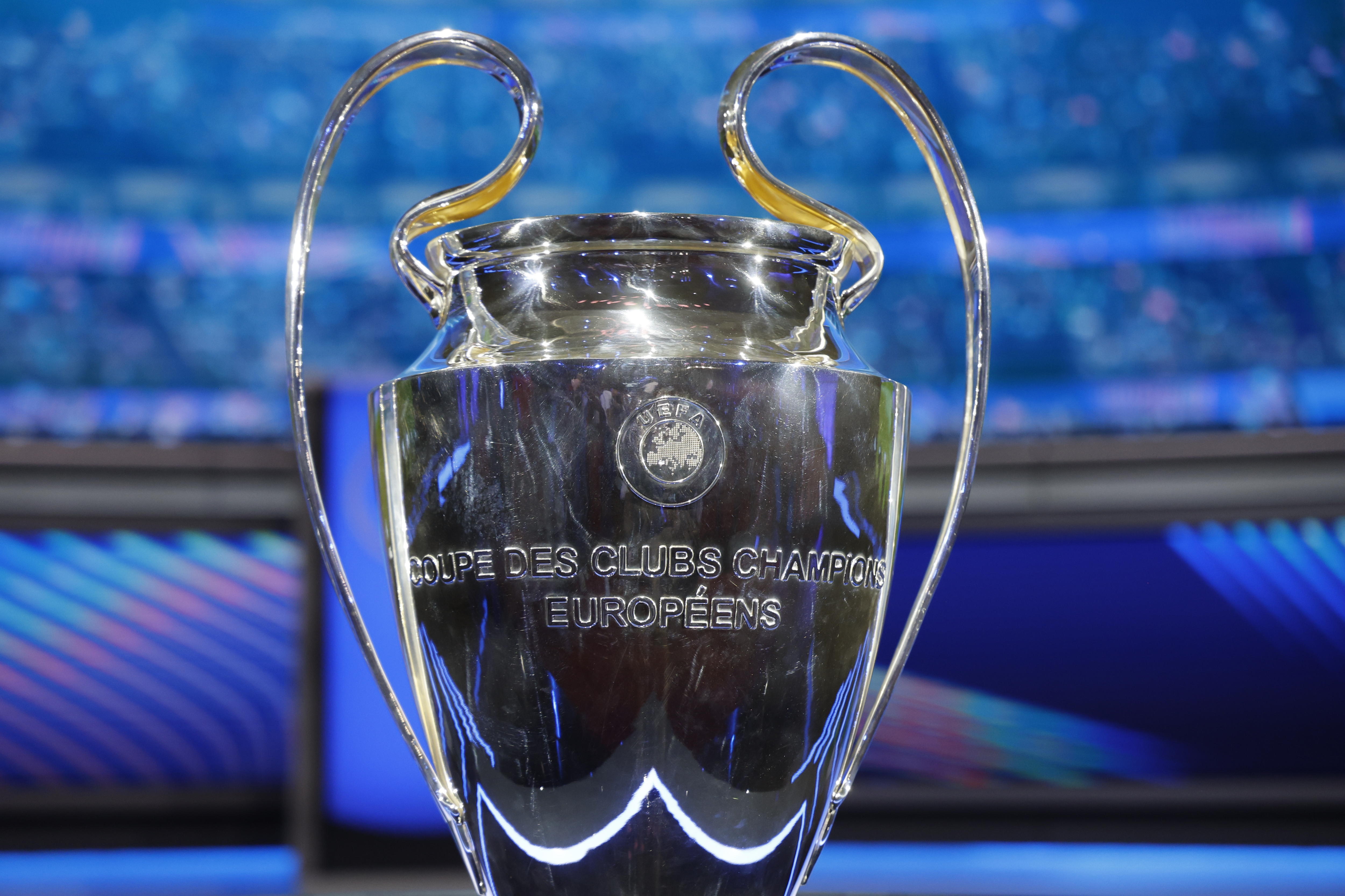 Monaco (Monaco), 29/08/2024.- The Champion'Äôs League Trophy is presented ahead of the UEFA Champions League draw in Monaco, 29 August 2024. (Liga de Campeones) EFE/EPA/SEBASTIEN NOGIER