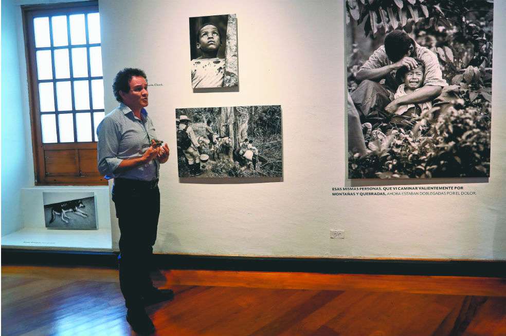 El documental “El testigo” también contó con la exposición “Geografías de dolor y resistencia”. / EFE