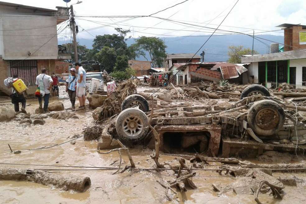 Esta es una de la imágenes que dejó la avalancha en Mocoa / El Espectador