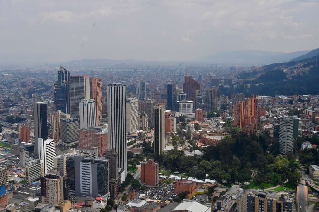 Bogotá vista desde el edificio BD Bacatá, ahora Bogotá Tower 2862