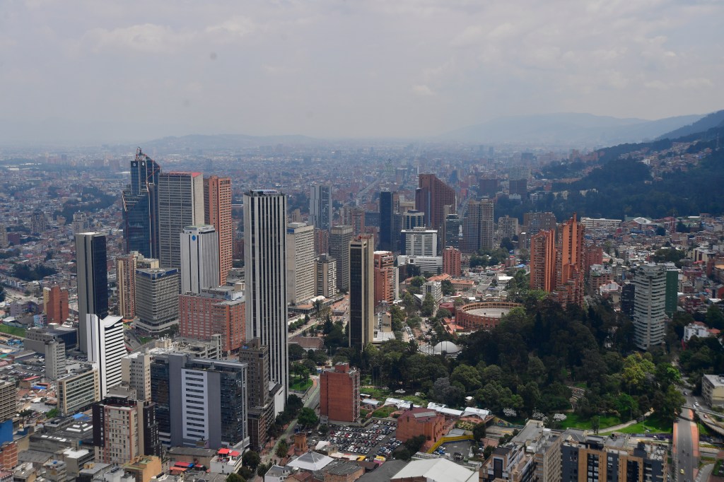 Bogotá vista desde el edificio BD Bacatá, ahora Bogotá Tower 2862