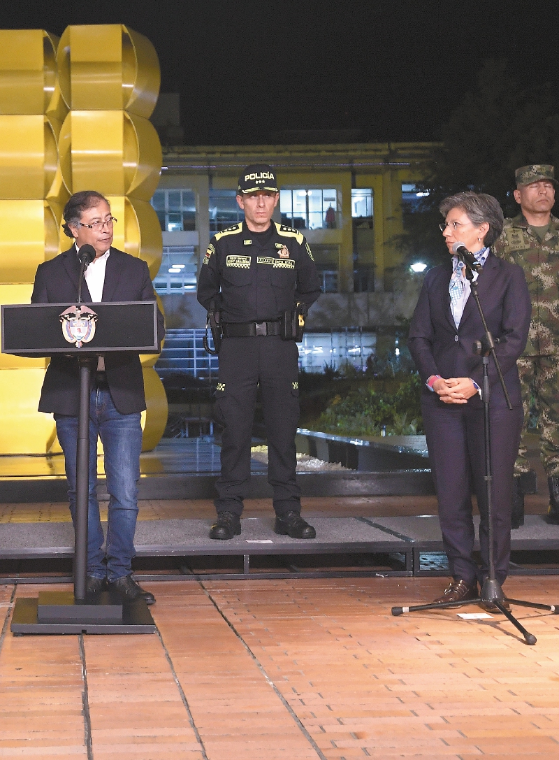 Consejo de seguridad en Bogotá