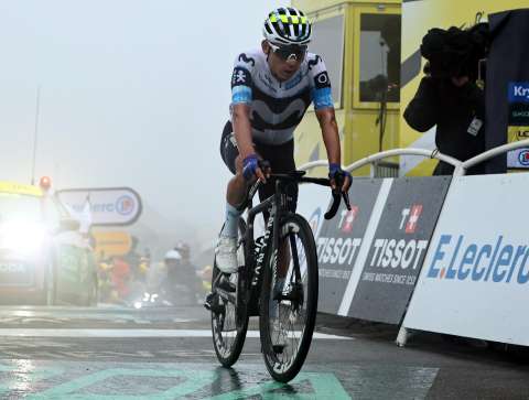 Éiner Rubio brilló en la etapa reina y Pogi siguió de paseo en el Tour de Francia