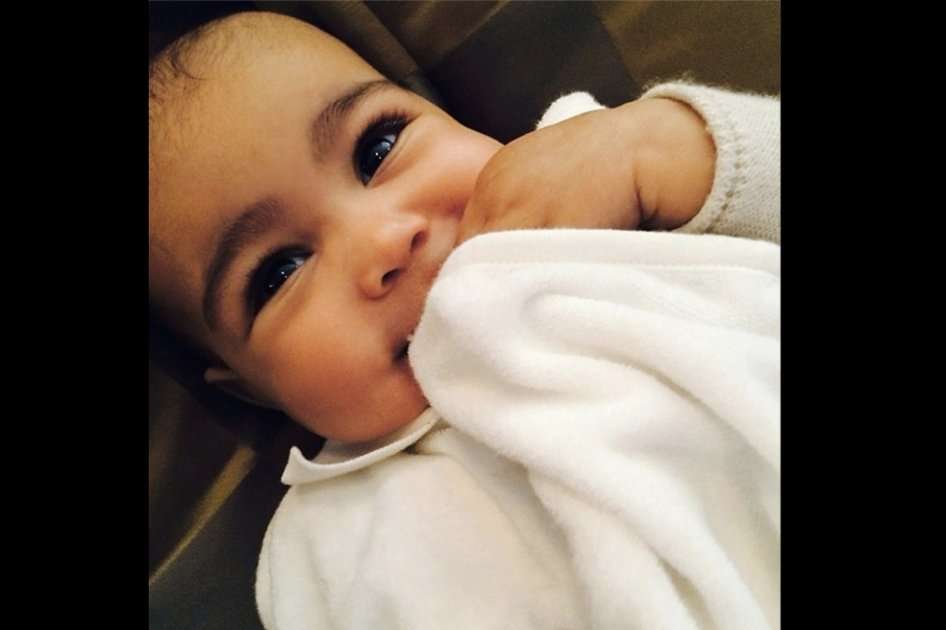 La pequeña North West (Instagram).