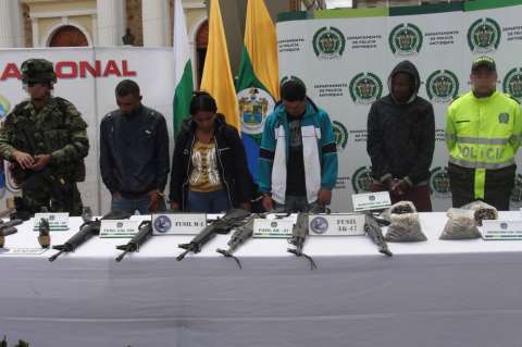 Capturan a cuatro cabecillas de la banda criminal "Los Paisas"