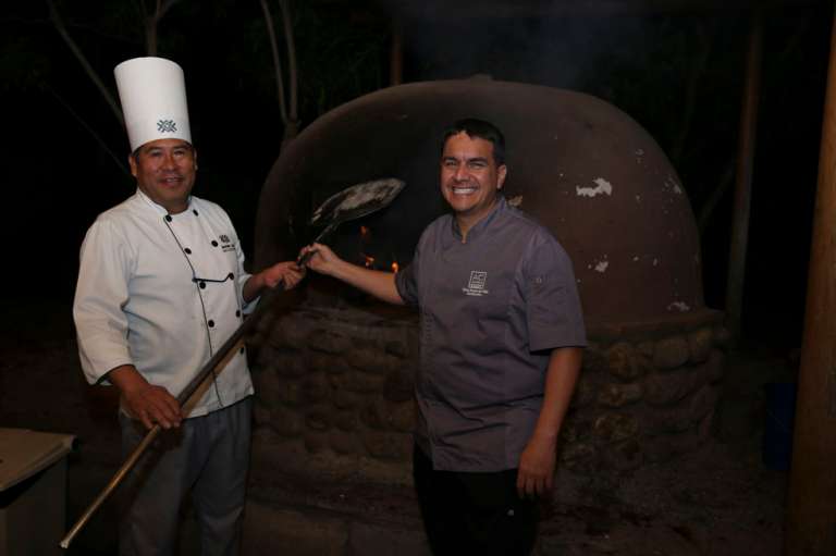 Chefs Hermógenes Laurel y Víctor Álvarez