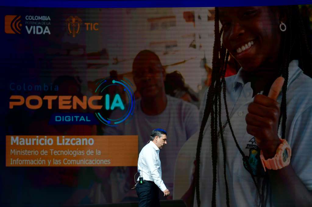 Ministro de las TIC, durante el lanzamiento del programa Potencia Digital.