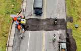Habilitan un carril de la vía al Llano que presentaba grietas tras sismo