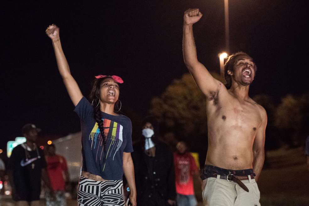 En Charlotte, la muerte de otro afroamericano produjo varias protestas. / AFP