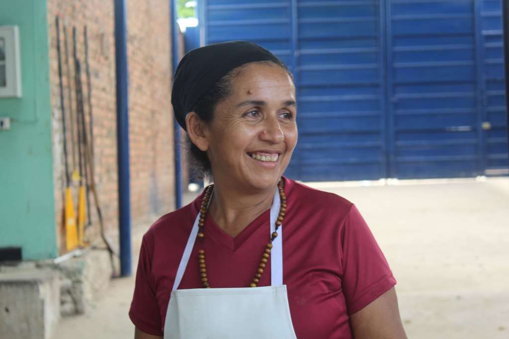 Delia Véliz, de 47 años, quien vivía en Valencia, estado de Carabobo (Venezuela), con su familia, y emigró a la frontera. / Natalia Bustos