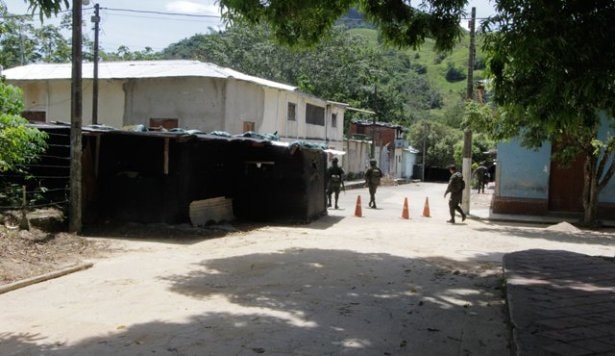 Subestación de Policía de Campo Dos, en Tibú, Norte de Santander.