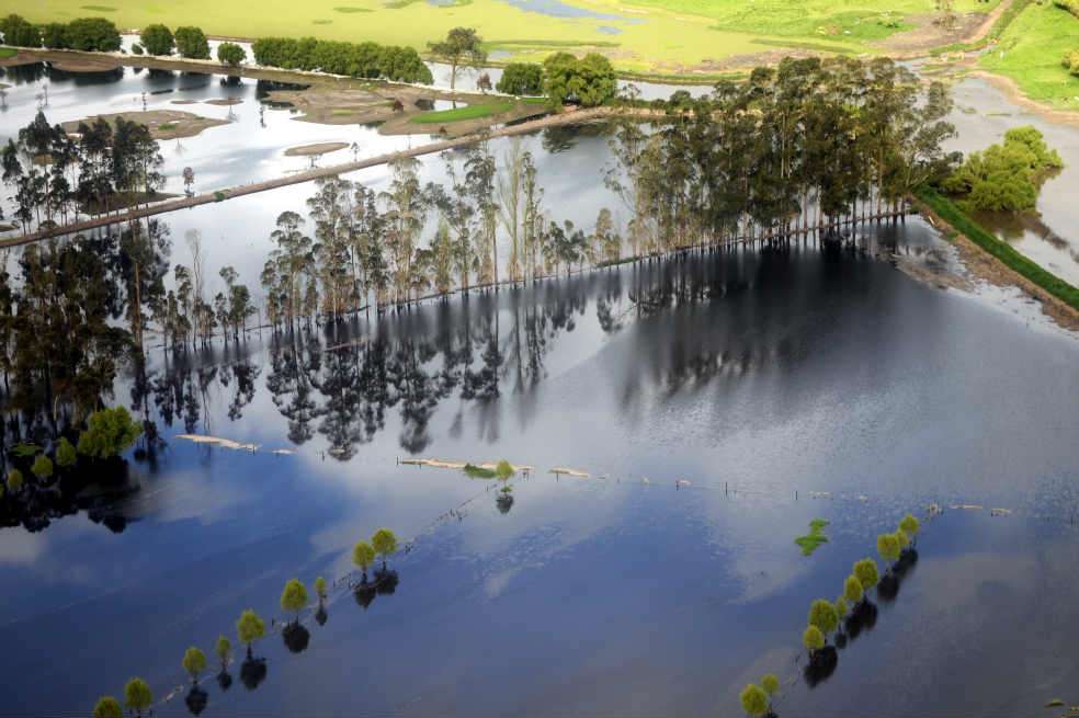 El aumento de temperatura causaría graves inundaciones. / Archivo