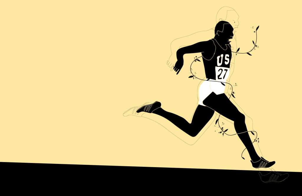 Jim Hines corrió cien metros en un tiempo de 9,95 segundos en los Juegos Olímpicos de 1968.