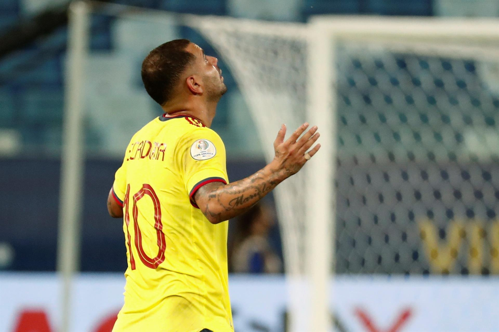Edwin Cardona, volante 10 de la selección de Colombia.