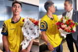 Así fue la llegada del medallista olímpico Ángel Barajas a Colombia: video
