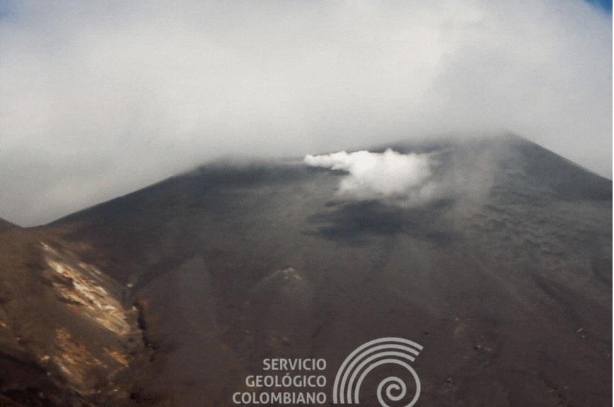 Imagen del volcán Puracé.