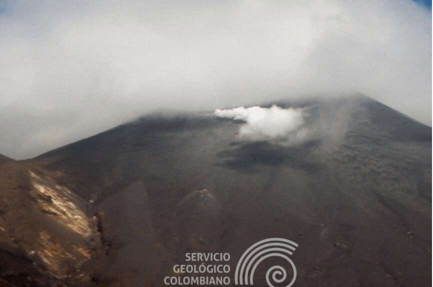 Imagen del volcán Puracé.