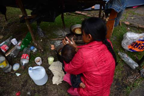 Embera en el Parque Nacional: 13 familias aceptaron el traslado a La Florida