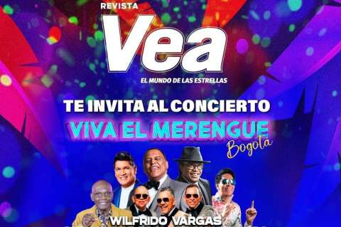 ‘Viva el merengue’: estos son los artistas que estarán en el concierto en Bogotá