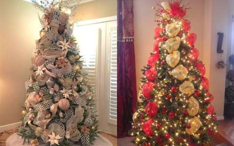 5 formas ingeniosas de decorar el árbol con malla navideña en 2024