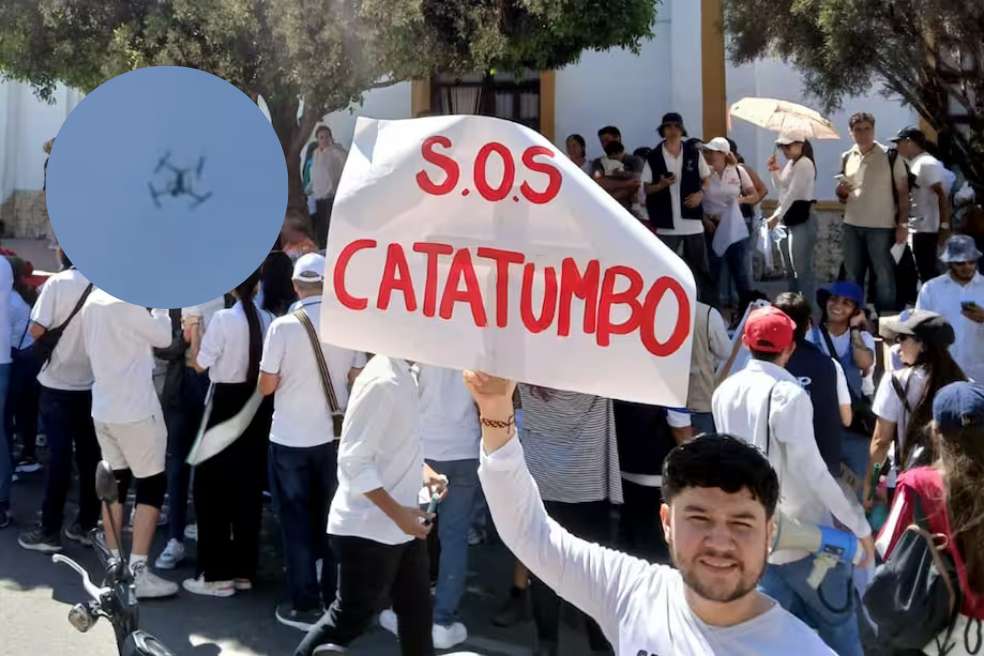 66 personas se desplazaron en Catatumbo tras amenazas difundidas desde drones con megáfonos