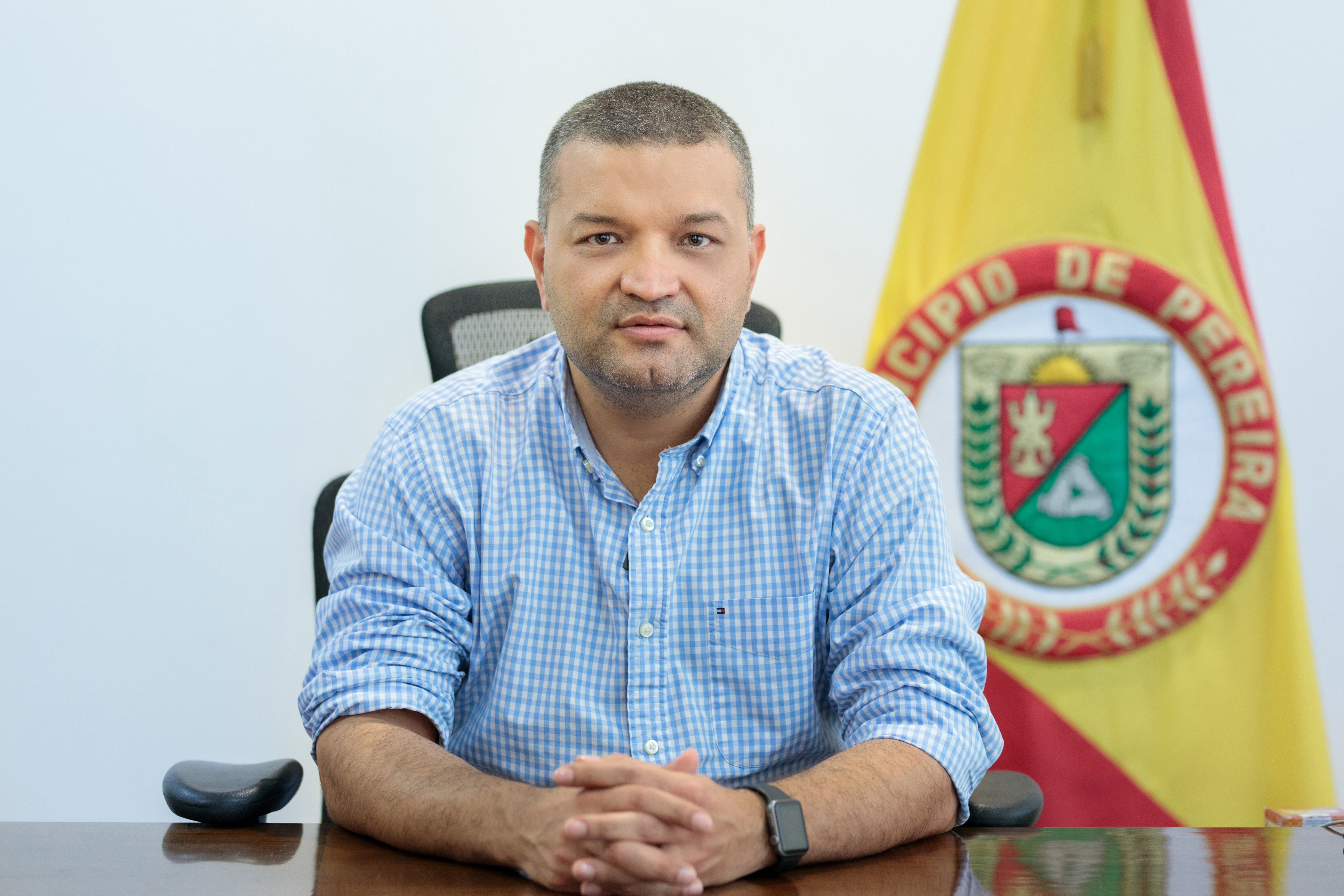 Carlos Maya, alcalde de Pereira.