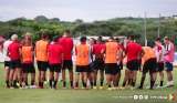 La selección de Venezuela tuvo su primer entrenamiento en Barranquilla