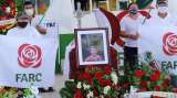 El entierro de ‘Albeiro Suárez’, firmante del Acuerdo de Paz asesinado en Meta