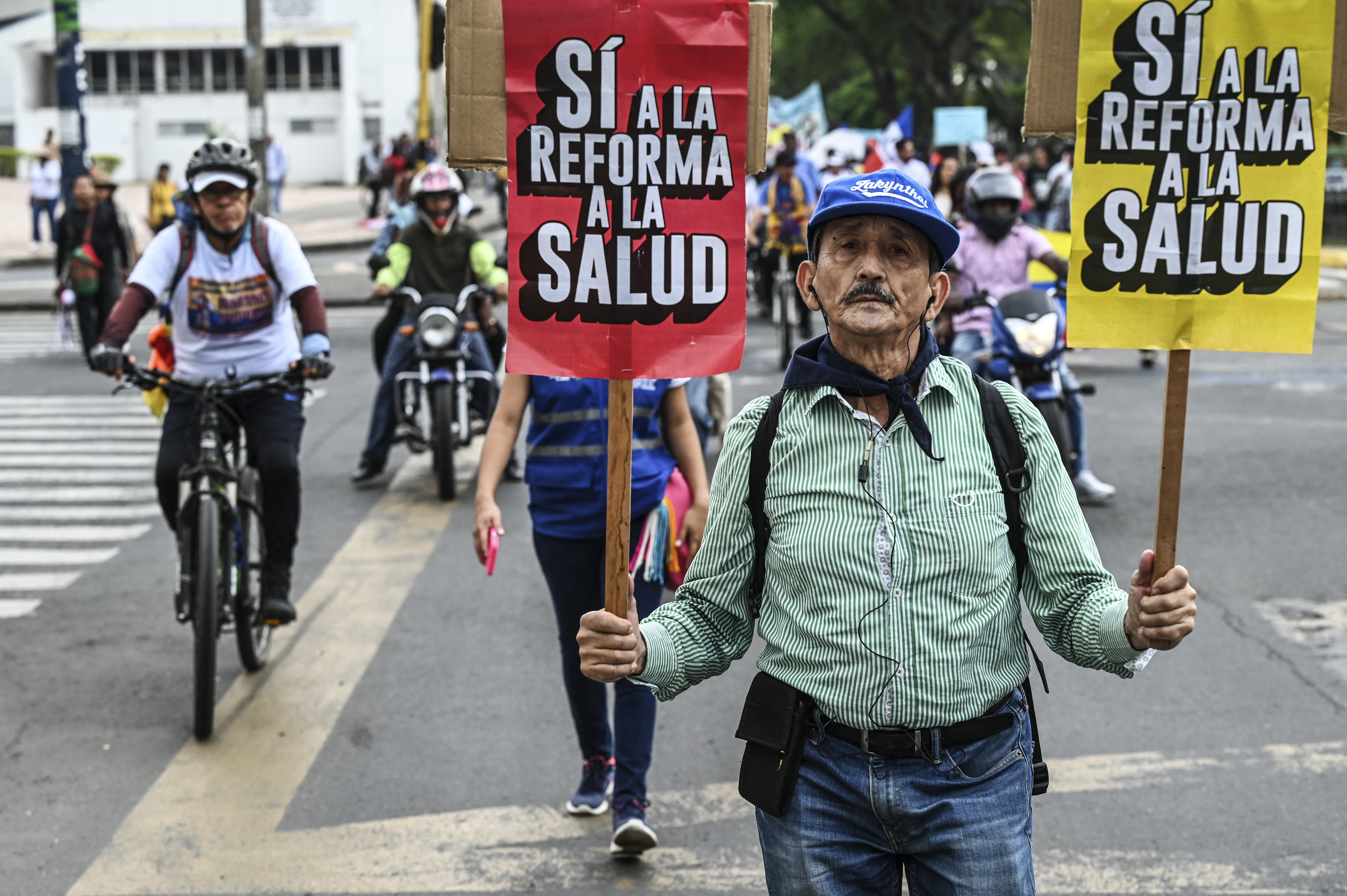 Marchas a favor del gobierno Petro