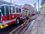 Adultos mayores entre los afectados por incendio en el barrio Las Cruces