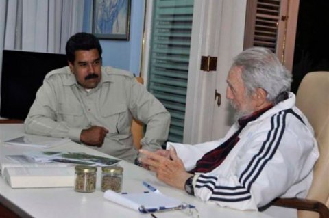 Fidel Castro califica de valiente el discurso de Maduro ante "brutales planes" de EE.UU.