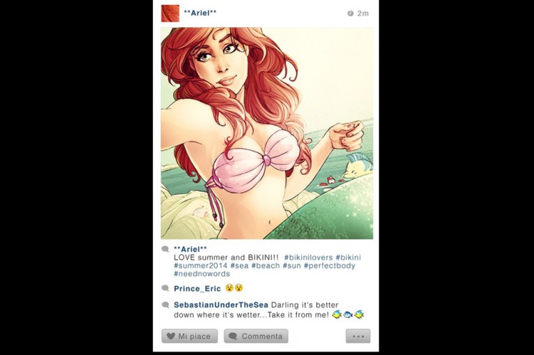 Las ‘selfies’ de los personajes de Disney